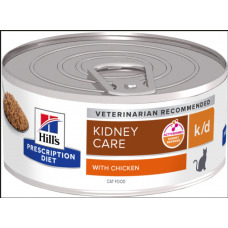 Hills Cat K/D Kidney Care with Chicken 156g